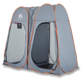 Privacy Tent Grey and Orange Pop-up Waterproof 4004139