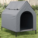 ZNTS Dog House Anthracite Oxford Fabric and Steel 172591