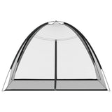 Mosquito Net Mongolia with Doors 220 Mesh Black 200x180x135 cm 4010044