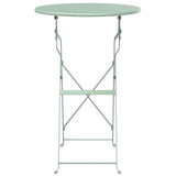 Bistro Table Light Mint 50 x 71 cm Powder-coated Steel 42002964