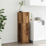 Apothecary Cabinet Old Wood 30x41x118 cm Engineered Wood 855167