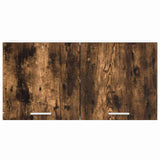 Hanging Cabinet Smoked Oak 80 x 31 x 40 cm Engineered Wood 884182