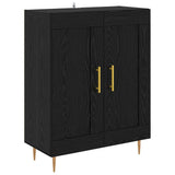 Highboard Black Oak 69.5 x 34 x 180 cm Engineered Wood 3416262