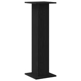 Speaker Stands 2 pcs Black Oak 30 x 30 x 95 cm Engineered Wood 868057