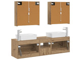 Bathroom Furniture Set 5 pcs Artisan Oak 3406854