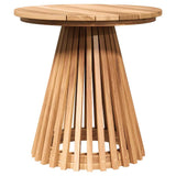 Side Table Brown 50 x 50 x 49.5 cm Solid Teak Wood 42006348