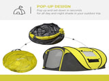 4-5 Person Pop-up Camping Tent Family Tent w/ 2 Mesh Windows & PVC Windows Portable Carry Bag for T3398P348708