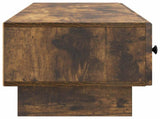 TV Cabinet Smoked Oak 147 x 34.5 x 30 cm Engineered Wood 894020