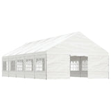 Gazebo with Roof White 11.15x5.88x3.75 m Polyethylene 3155497
