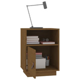 Bedside Cabinet Honey Brown 40x34x55 cm Solid Wood Pine 818321