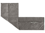 Cushion with Pillow HOUTEN 2 pcs Dark Grey Chenille Fabric 934392