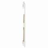 Wall Headboard White 108x3x60 cm Solid Wood Pine 824824