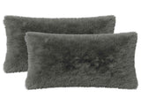 Cushion with Pillow HEERLEN 2 pcs Light Green PV Fleece 927808