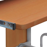 Computer Desk Brown 110x52x88.5 cm Engineered Wood 20583