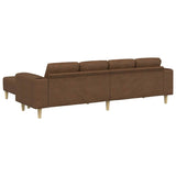 Living Room Couch 3 pcs Brown 3335139