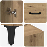 Highboard Artisan Oak 69.5 x 34 x 180 cm Engineered Wood 3415842
