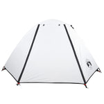 ZNTS Camping Tent Dome 2-Person White Blackout Fabric Waterproof 94326