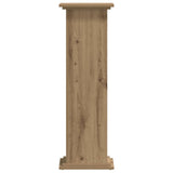 Plant Stand Artisan Oak 33x33x100 cm Engineered Wood 852986