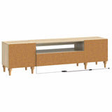 LED TV Cabinet Sonoma Oak Engineered Wood 896247