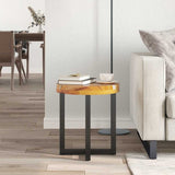 Coffee Table 40x45 cm Solid Teak Wood and Polyresin 281652