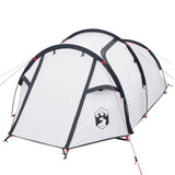 Camping Tent Tunnel 3-Person White Blackout Fabric Waterproof 94393
