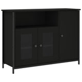 Sideboard Black 100x35x75 cm Engineered Wood 835509