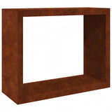 Firewood Rack 100x40x80 cm Weathering Steel 850981