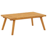 Garden Coffee Table Golden brown Solid acacia wood 90x55x35 cm 46675