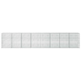 Gabion with 5 mm Wire and 5x10 cm Mesh 800x20x150 cm 3464578