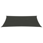 ZNTS Sunshade Sail 160 g/m² Anthracite 5x8 m HDPE 311083