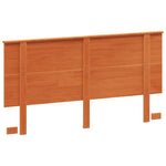 ZNTS Headboard Wax Brown 160 cm Solid Wood Pine 844376