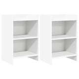 Bedside Tables 2 pcs White 40 x 30 x 60 cm Engineered Wood 8010996