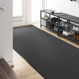 Doormat Anthracite and Black 120 x 250 cm Polyamide and PVC 4100721