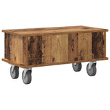 TV Stand Old Wood 68.5 x 35 x 35 cm Engineered Wood 891046