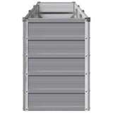 Raised Garden Bed Grey 240 x 40 x 55 cm cold-rolled steel 8006255
