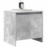 Bedside Cabinets 2 pcs Concrete Grey 45x34x44.5 cm Engineered Wood 809872