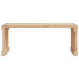 Garden Bench Natural Wood Solid Pine Wood Extendable Garden Bench 832525