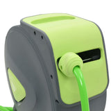Automatic Retractable Water Hose Reel Wall Mounted 202 m 143897