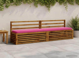 2-Piece Bench Cushions VUGHT 2 pcs 100% Polyester Pink 950985