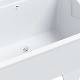 Laundry Tub White 59x41x75 cm Resin 4002799