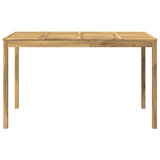 Garden Bar Table White 180 x 88.5 x 105 cm Solid Acacia Wood 901725