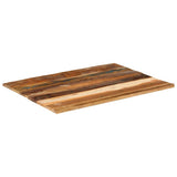 Rectangular Table Top 60x80 cm 15-16 mm Solid Reclaimed Wood 286043