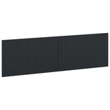 Wall-Mounted Headboard ARNHEM Black Engineered Wood 896716