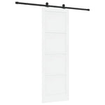 Sliding Door Manual ORKDAL White and black 78 x 232 cm 3333475