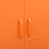 Wardrobe Orange 90x50x180 cm Steel 336246