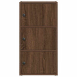 Bookcase Brown Oak 40x24x77 cm Engineered Wood 860370