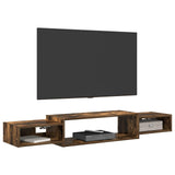 Wall-mounted TV Cabinet Wall-Mounted Smoked Oak 8006001