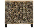 Side Cabinet 60x33x75 cm Solid Wood Mango 358214