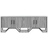TV Cabinet Grey Sonoma 122x34x41 cm Engineered Wood 848587