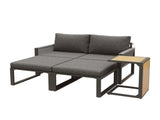 Grey 2-4 Seater Modular Garden Furniture Set Parcel 2 N652P372949G